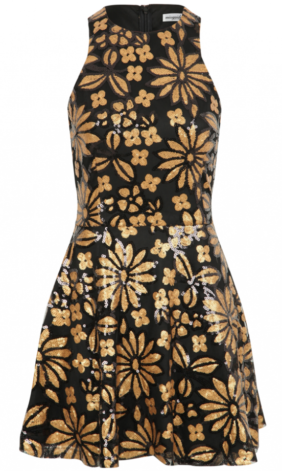 Missguided AW13 Floral Sequin Dress