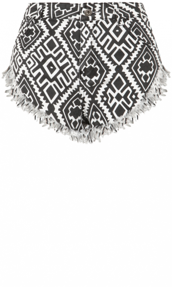 Missguided AW13 Tribal Monochrome Hot Pants, £22.99