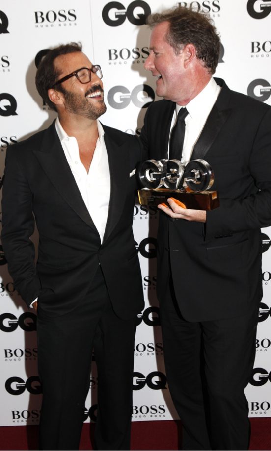 Jeremy Piven And Piers Morgan At The GQ Men Of The Year Awards, 2013