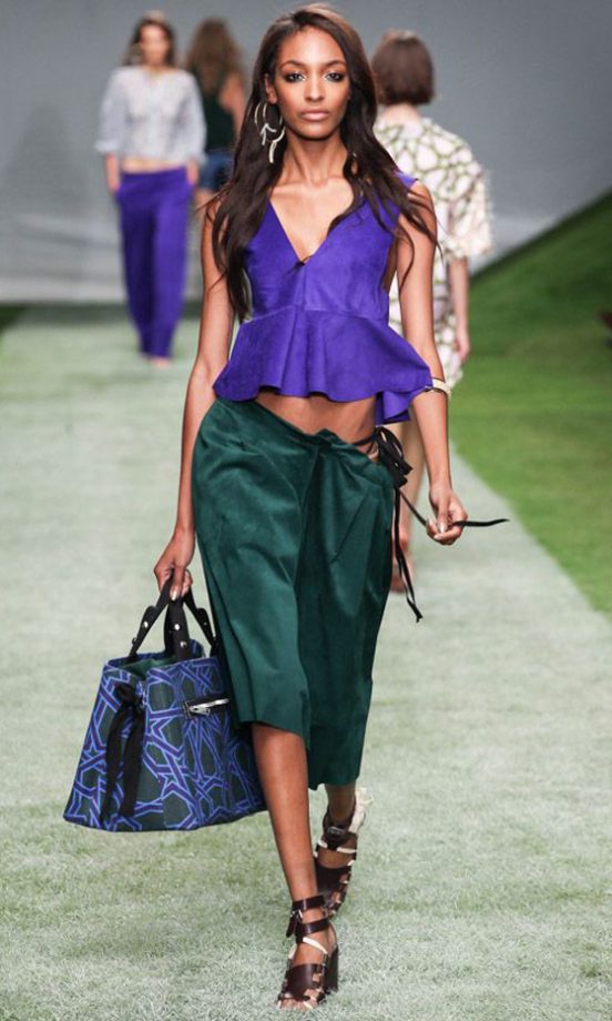 Jourdan Dunn Walking For Topshop Unique At London Fashion Week, 2013