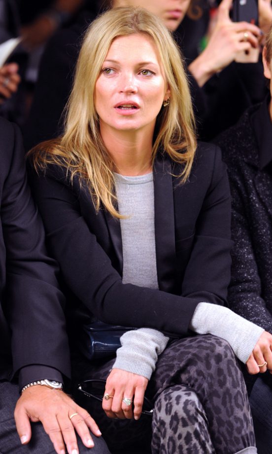 Kate Moss At London Fashion Week, 2013