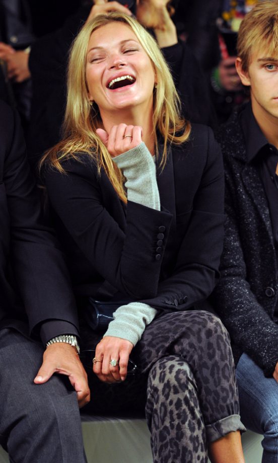 Kate Moss At London Fashion Week, 2013