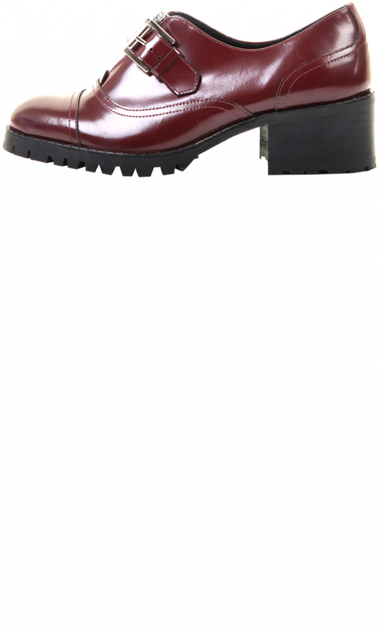 Office AW13 Burgundy Buckled Cut Out Shoes, £65