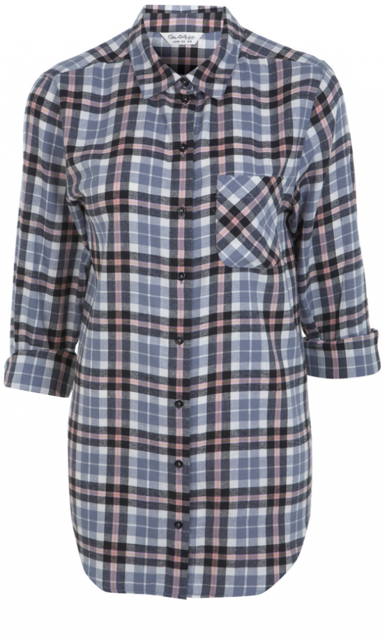 Miss Selfridge Brushed Checked Shirt, £29