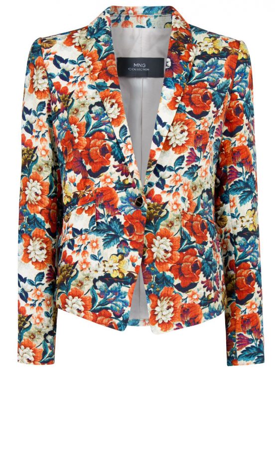 Mango Floral Print Blazer, £69.99