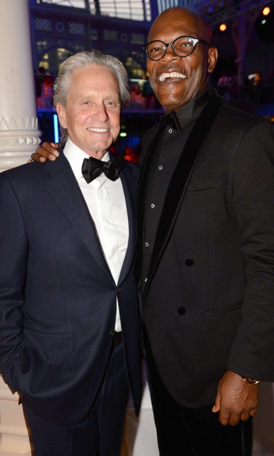 Michael Douglas And Samuel L. Jackson At The GQ Men Of The Year Awards, 2013