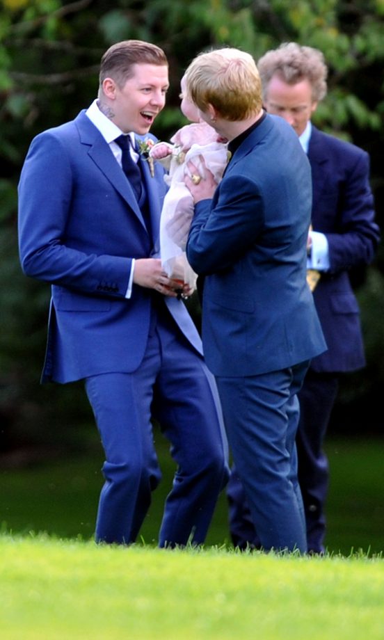 Millie Mackintosh's Wedding: Professor Green Greets His Guests