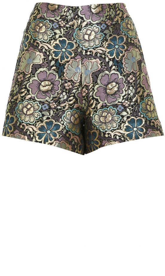 Miss Selfridge Floral Jacquard High Waisted Shorts, £34