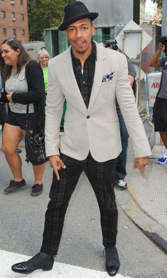 Nick Cannon At New York Fashion Week, 2013