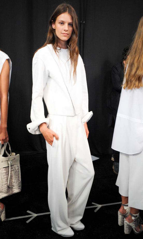Backstage At BCBG MAX AZRIA's SS14 Show At New York Fashion Week, 2013