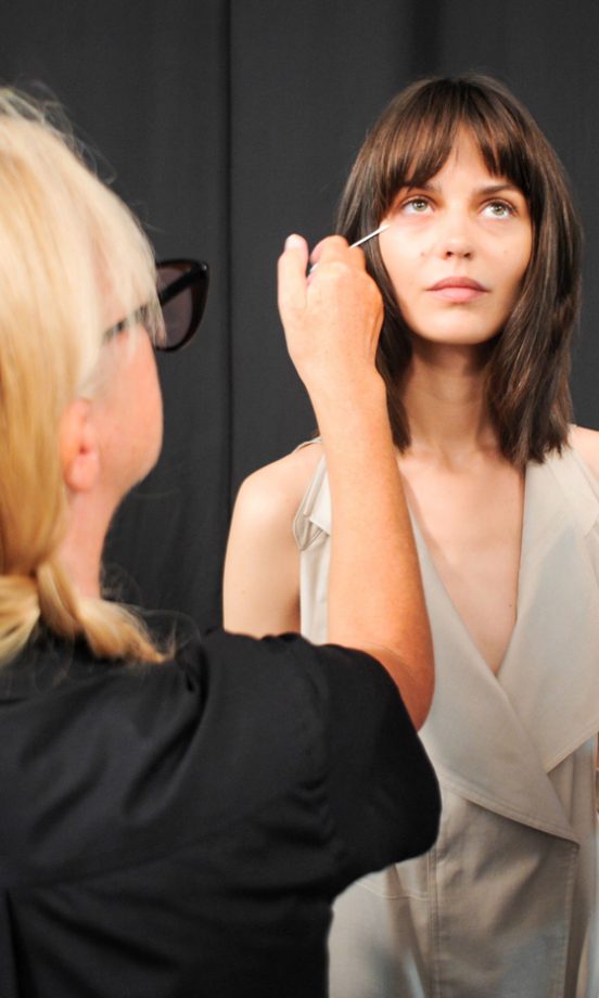 Backstage At BCBG MAX AZRIA's SS14 Show At New York Fashion Week, 2013