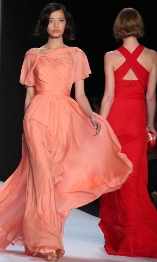 Badgley Mischka SS14 Show At New York Fashion Week, 2013