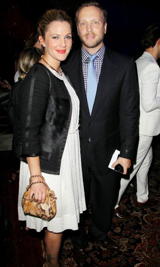 Drew Barrymore And Will Kopelman At Marc Jacobs' SS14 Show, New York Fashion Week, 2013