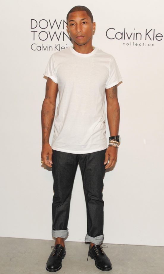 Pharrell Williams At The Calvin Klein After Party, New York Fashion Week, 2013
