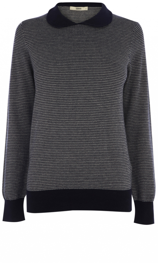 Oasis Geo Stitch Jumper, £42