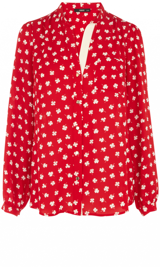 Oasis Clover Print Shirt, £40