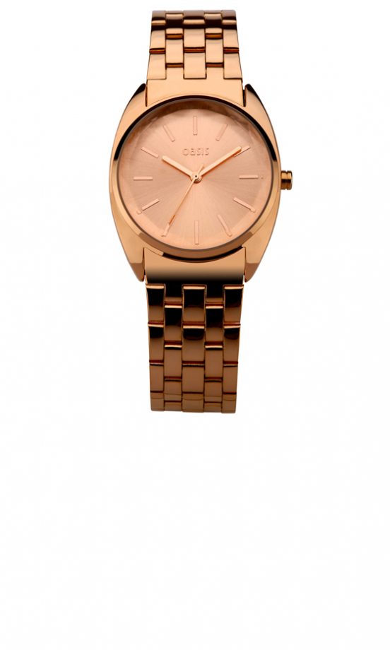 Oasis Rose Gold Watch, £40
