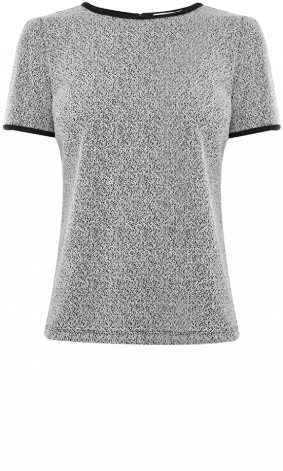 Oasis Tweed Sculptured Tee, £32