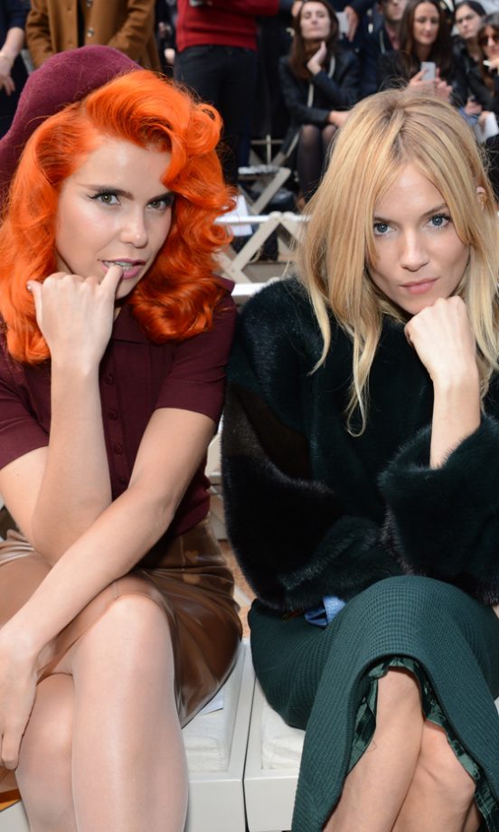 Paloma Faith And Sienna Miller At London Fashion Week, 2013