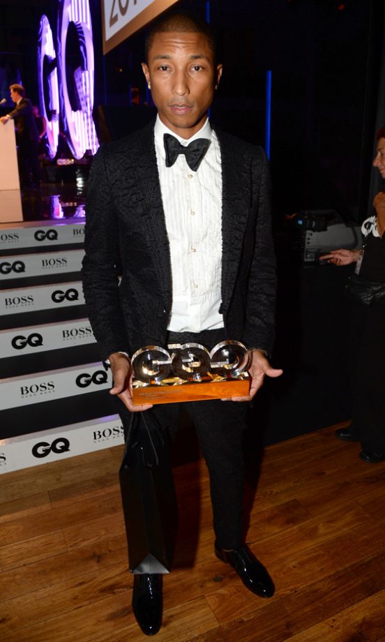 Pharrell Williams In Lanvin At The GQ Men Of The Year Awards, 2013