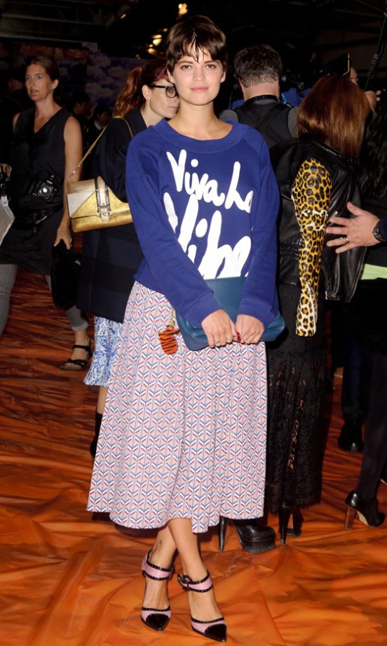 Pixie Geldof At London Fashion Week, 2013