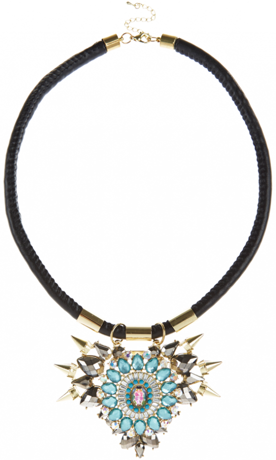 Primark Brooch Necklace, £8