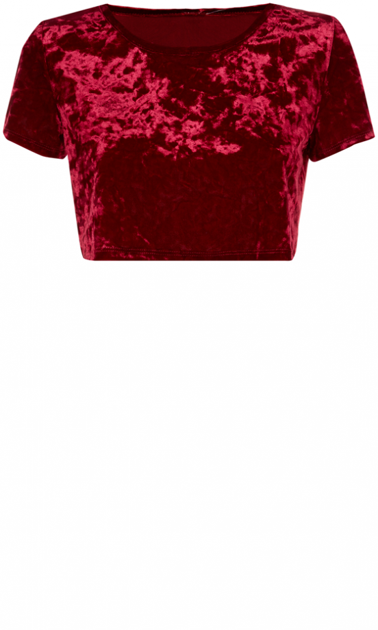 Primark Velvet Crop Tops, £5