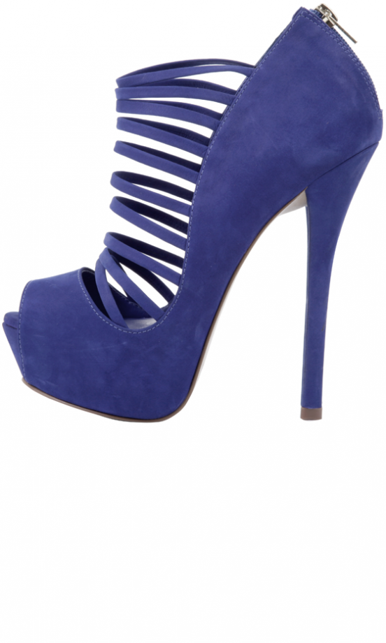 Office AW13 Purple Ladder Effect Heels, £75