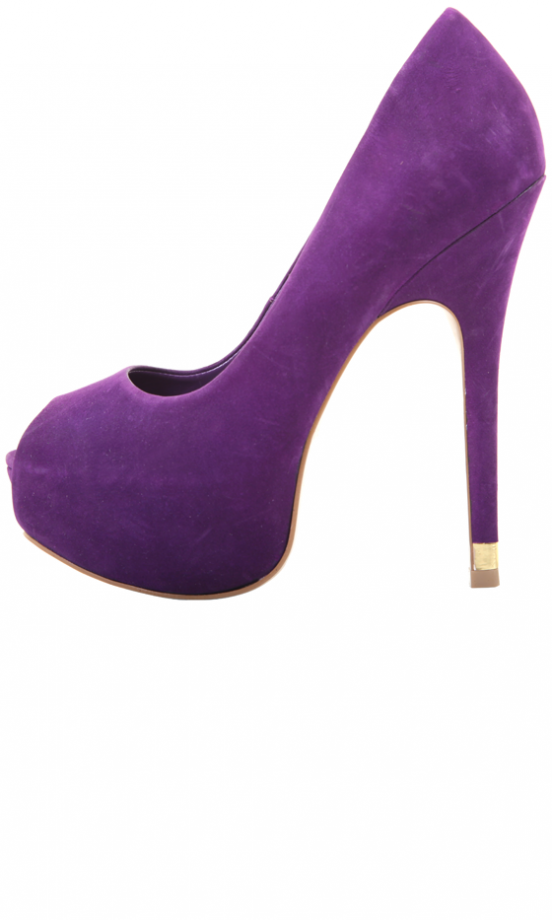 Office AW13 Purple Peep Toe Heels, £65