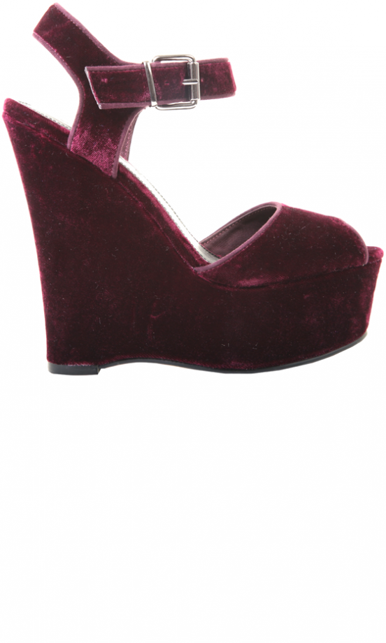 Office AW13 Red Velvet Wedges, £50