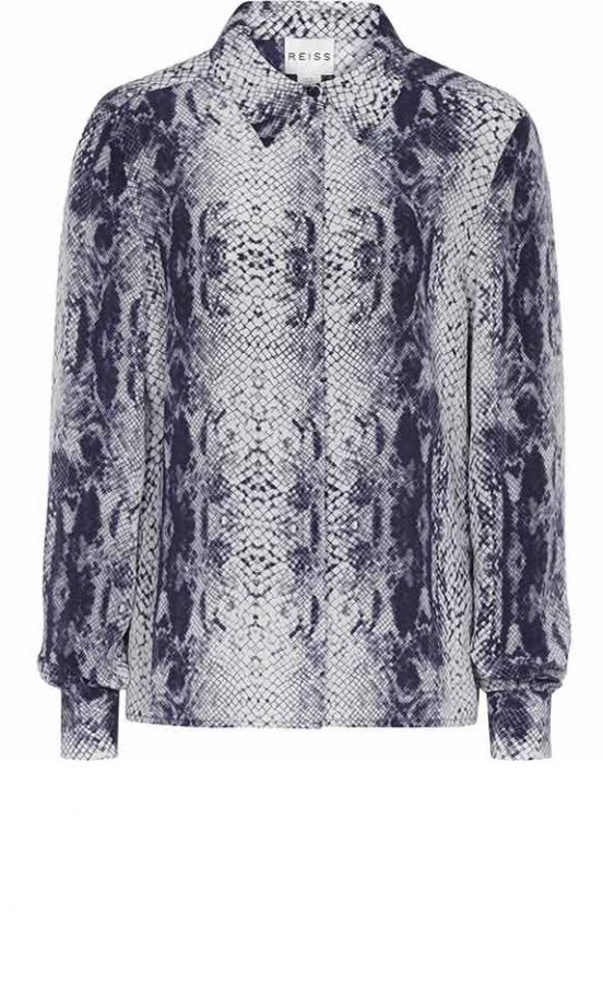 Reiss Tulip Snakeskin Shirt, £125