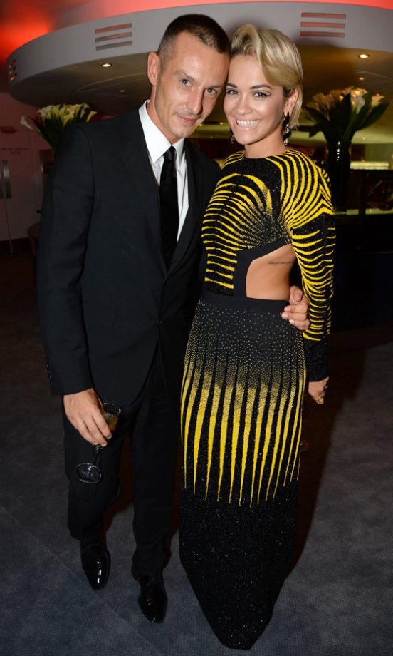 Jonathan Saunders And Rita Ora At The GQ Men Of The Year Awards, 2013