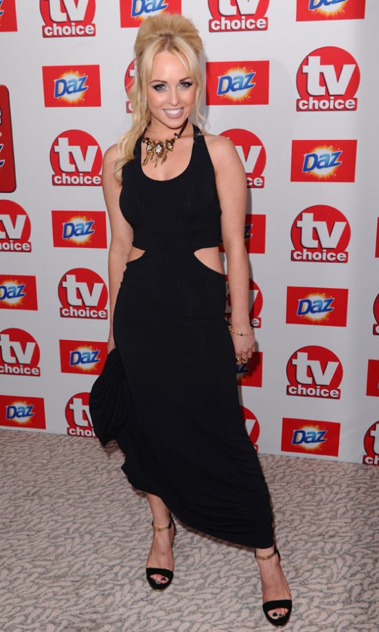Hollyoaks' Jorgie Porter At The TV Choice Awards, 2013