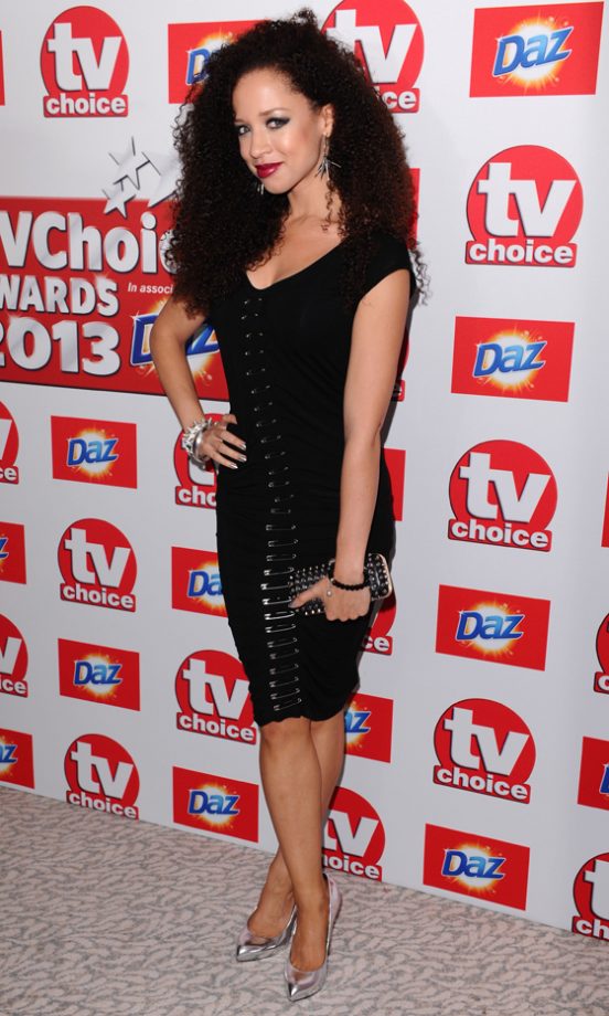 Coronation Street's Natalie Gumede At The TV Choice Awards, 2013
