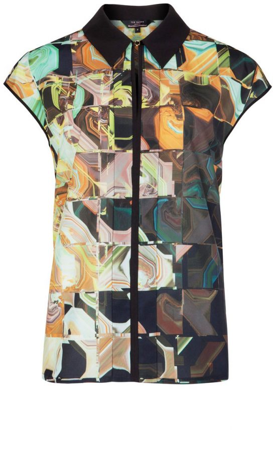 Ted Baker Retro Square Print Shirt, £99