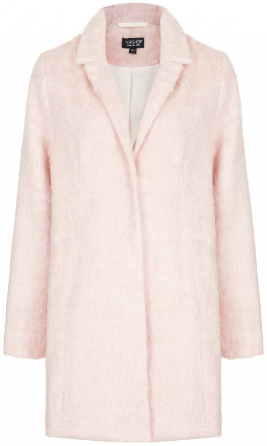 Topshop Fluffy Swing Boyfriend Coat, £89