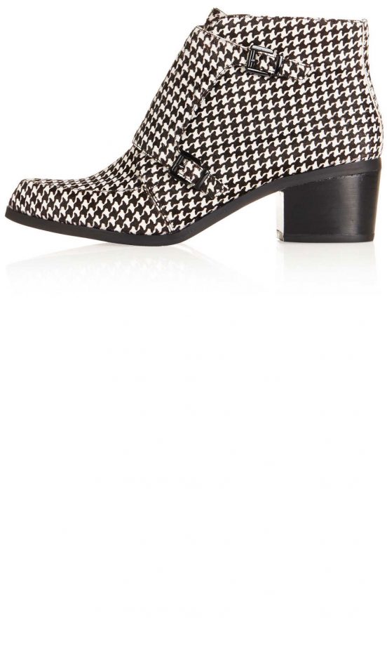 Topshop Dogtooth Monk Boot, £85