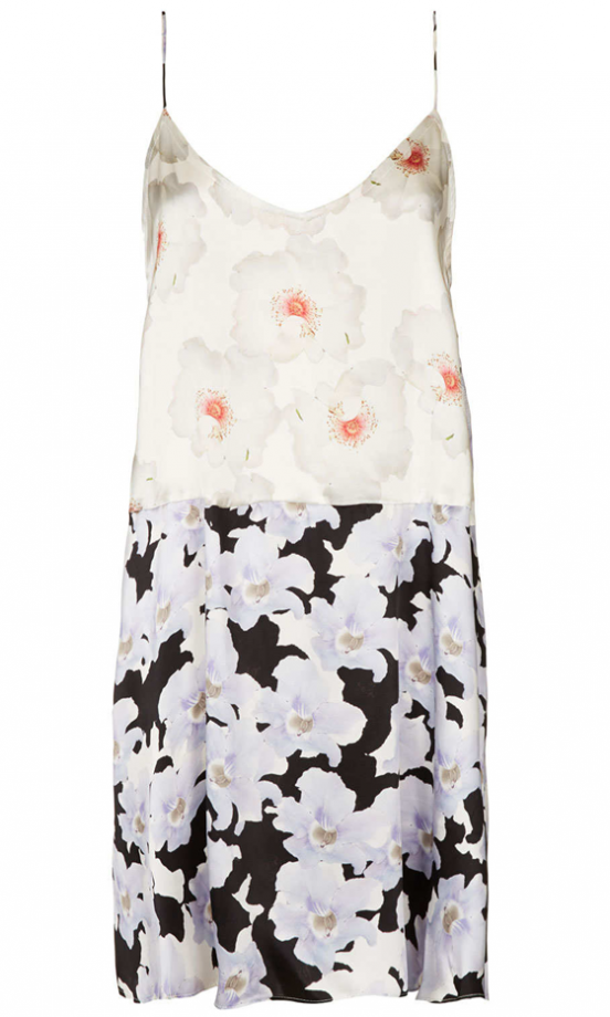 Topshop Boutique Floral Satin Slip Dress, £85