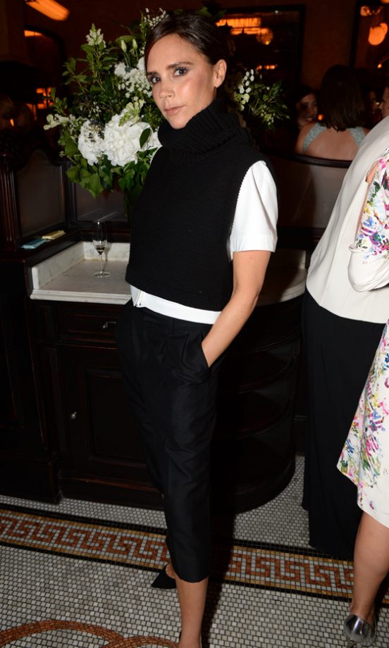 Victoria Beckham At London Fashion Week, 2013