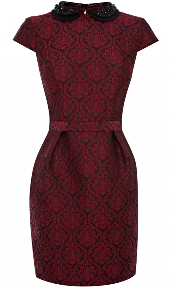 Warehouse Beaded Collar Dress, £65