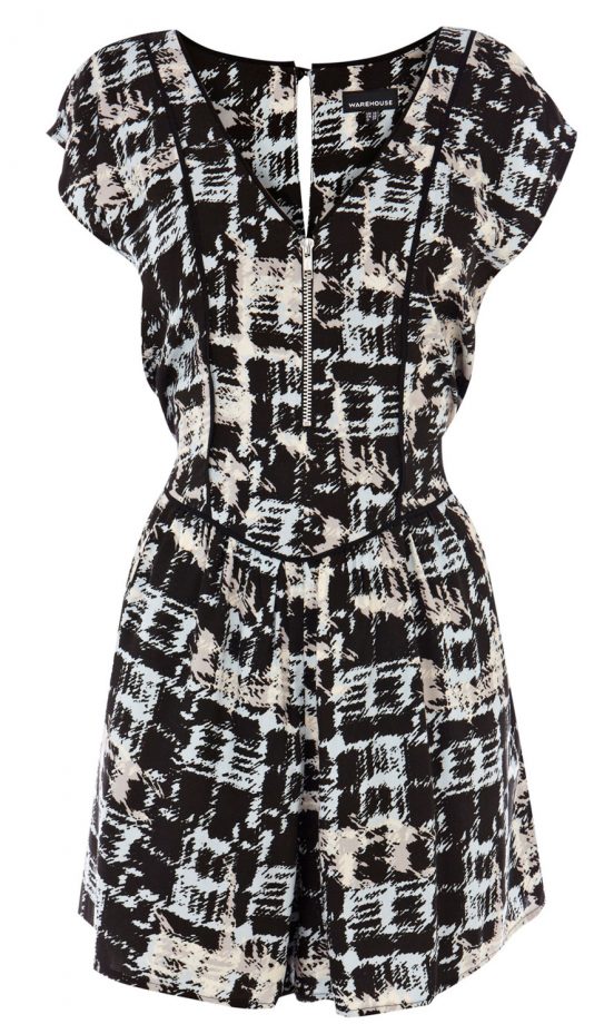 Warehouse Check Playsuit, £42