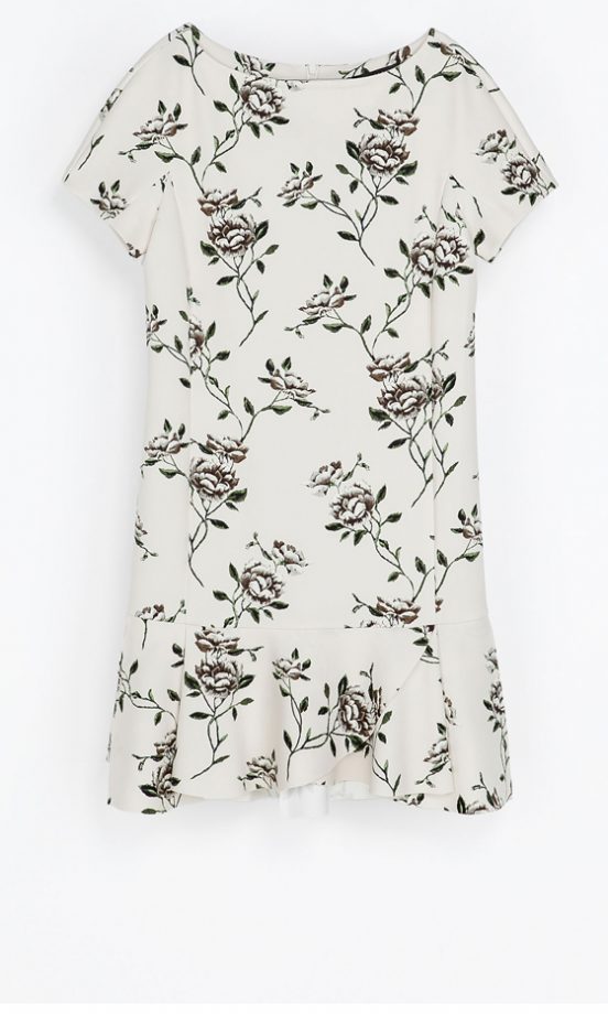 Zara Floral Dress, £39.99