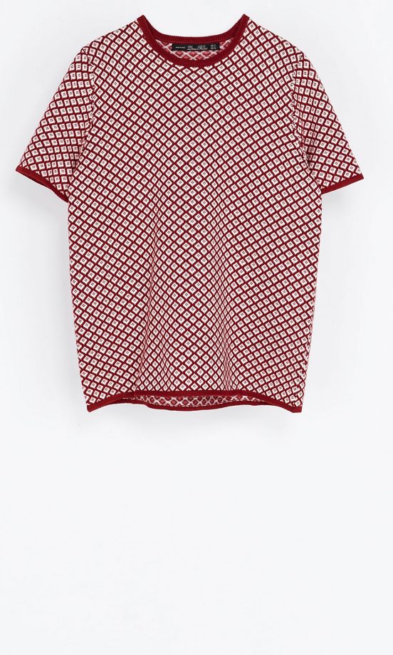 Zara Jacquard Knit Top, £25.99
