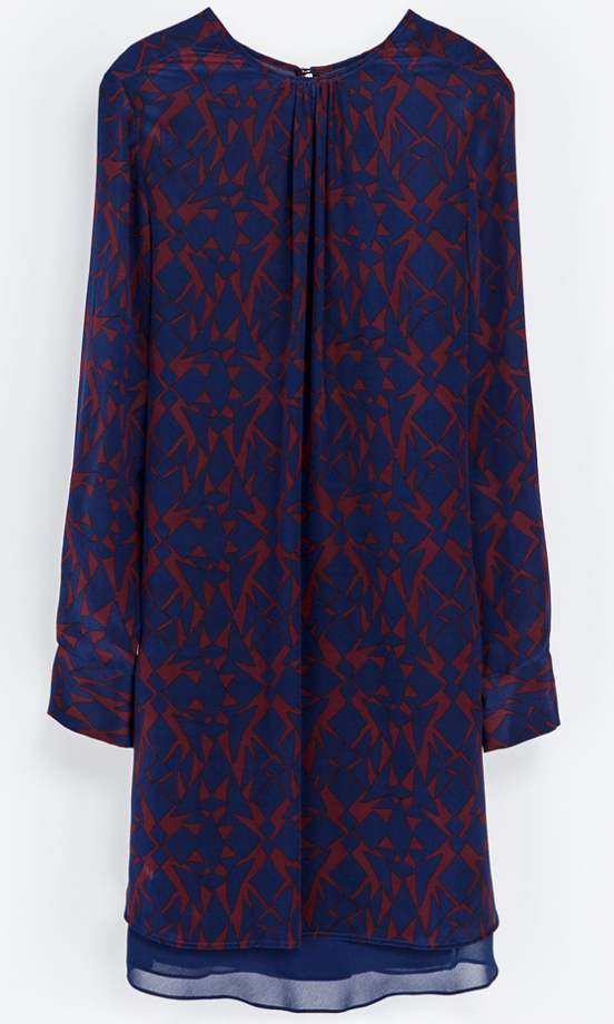 Zara Printed Dress, £59.99