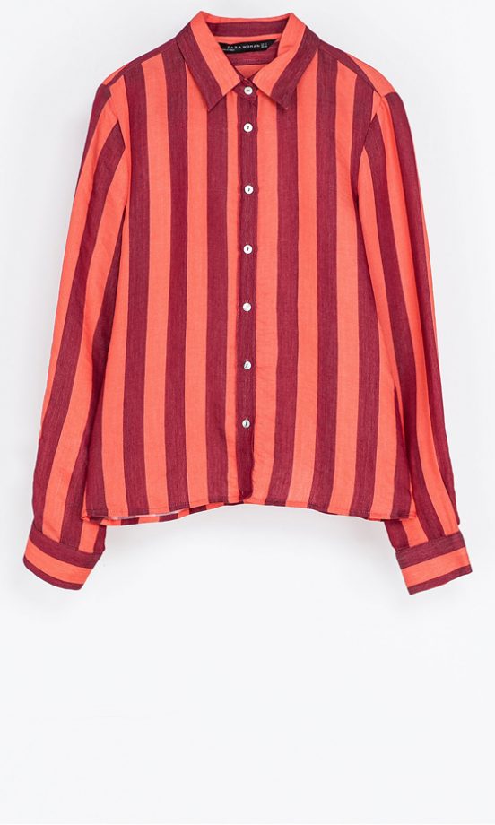 Zara Striped Shirt, £29.99