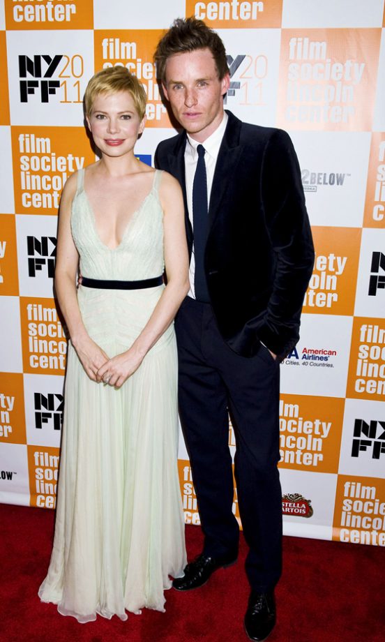 Eddie Redmayne And Michelle Williams At The 'My Week With Marilyn' New York Premiere, 2011