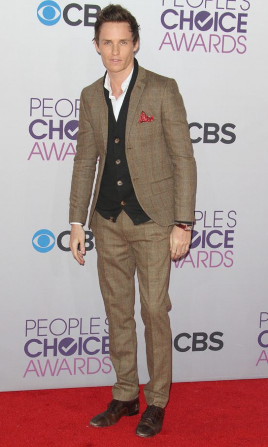 Eddie Redmayne At The People's Choice Awards, LA, 2013