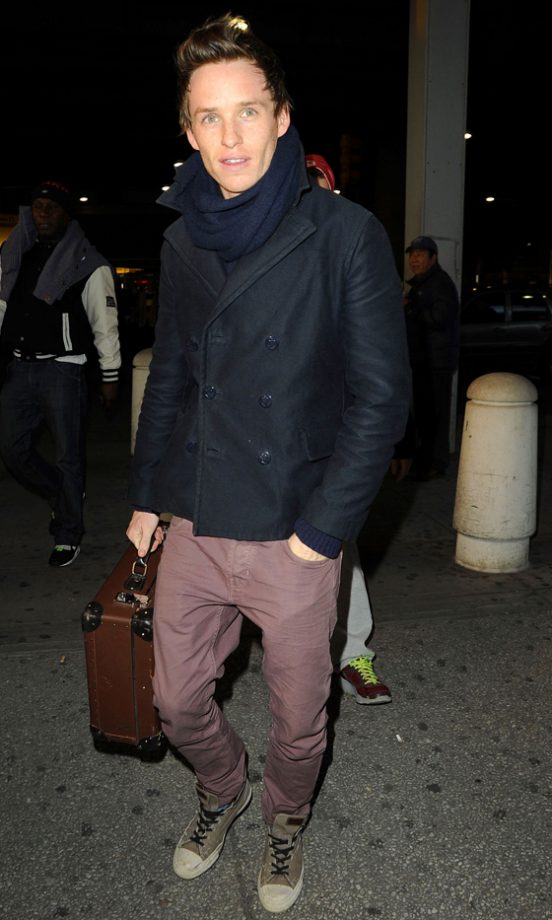 Eddie Redmayne Out And About In New York, 2013