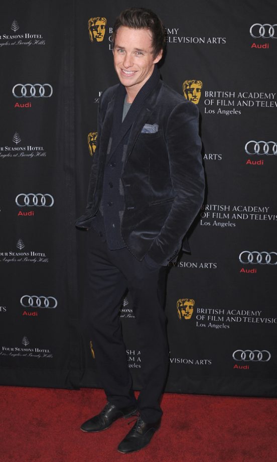 Eddie Redmayne At The BAFTA Tea Party, LA, 2013
