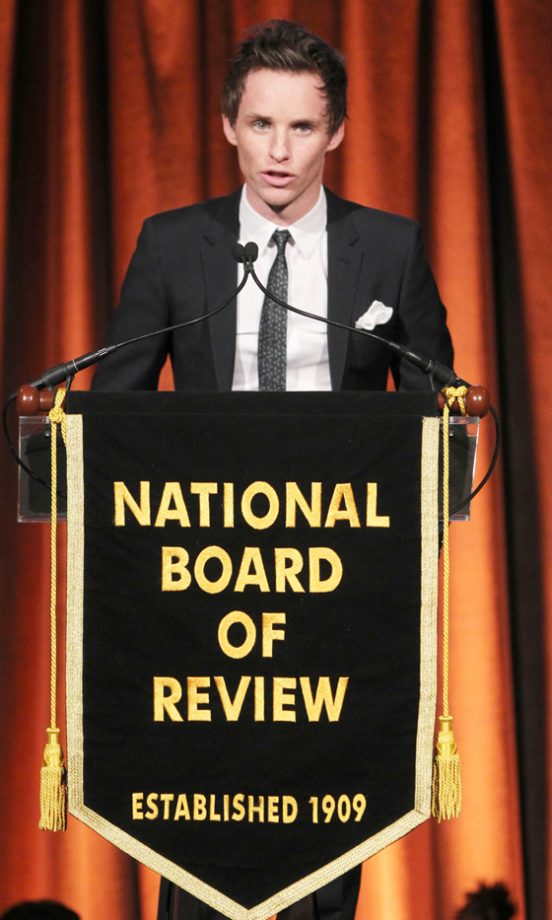 Eddie Redmayne At The National Board Of Review Awards, NY, 2013